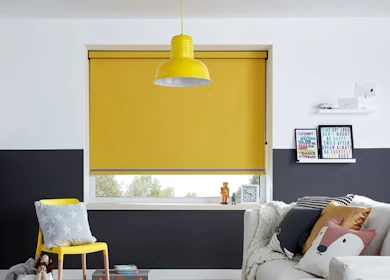 Yellow Roller Blind