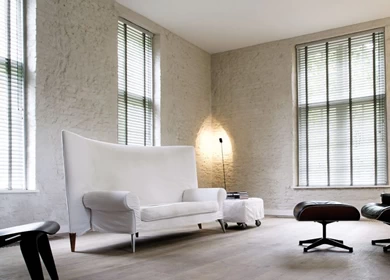 Venetian Blinds 3 Venetian Blind in Modern Lounge setting