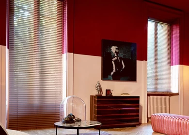 Venetian Blinds 5 Venetian Blind in Artistic Lounge setting